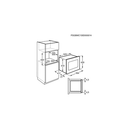 Micro ondes encastrable ELECTROLUX KMFE264TEX