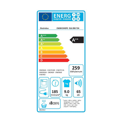 Sèche linge pompe à chaleur ELECTROLUX EW8H5349PS Reconditionné