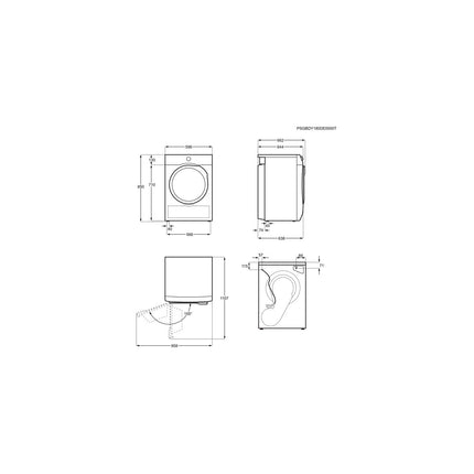 Sèche linge pompe à chaleur ELECTROLUX EW8H5349PS Reconditionné
