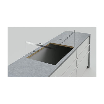 Plaque induction aspirante AEG TH84CC23CB