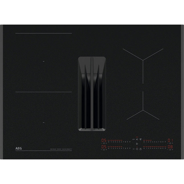 Plaque induction aspirante AEG TH74CB03FZ SaphirMatt