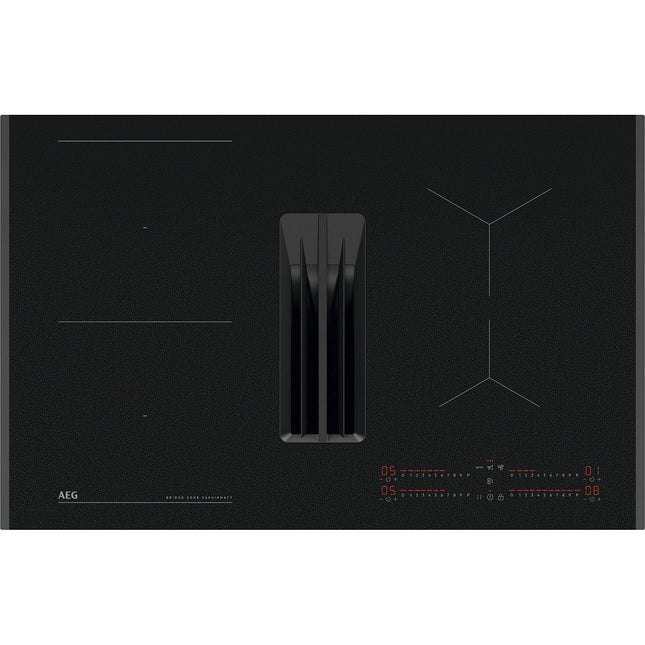 Plaque induction aspirante AEG TH84CB03FZ SaphirMatt
