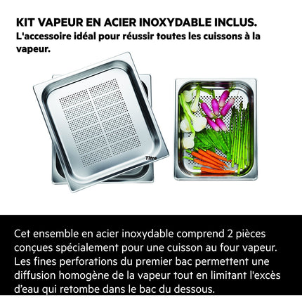 Four encastrable fonction vapeur AEG TP8SB731AT noir Matt
