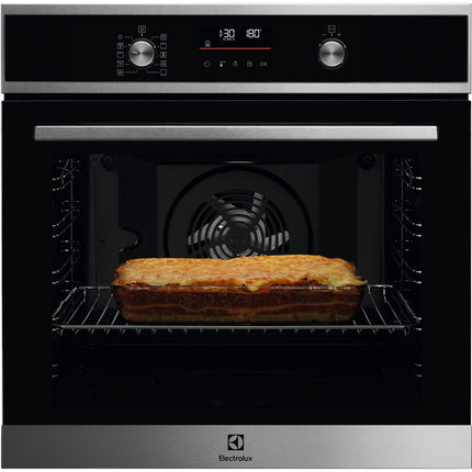 Four encastrable ELECTROLUX EOF6P46VX0 Pyrolyse Chaleur tournante 72L Noir et Inox
