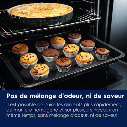 Four encastrable ELECTROLUX EOM7P10H Pyrolyse Chaleur tournante et Rails télescopiques 72L