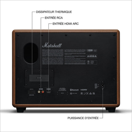 Enceinte résidentielle MARSHALL Woburn III BT Marron