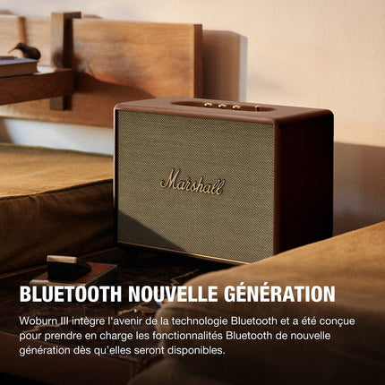 Enceinte résidentielle MARSHALL Woburn III BT Marron