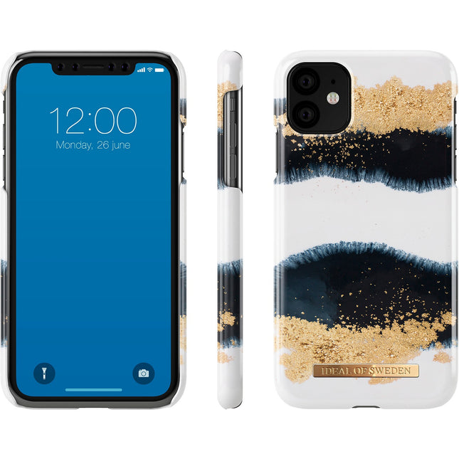 Coque IDEAL OF SWEDEN iPhone 11 Fashion Gleaming Licorice