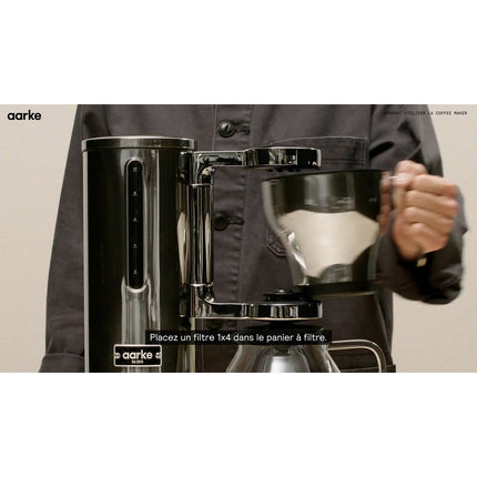 Cafetière filtre AARKE noir mat AAA1301