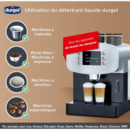 Anti-calcaire DURGOL pour espresso swiss espresso 500mL
