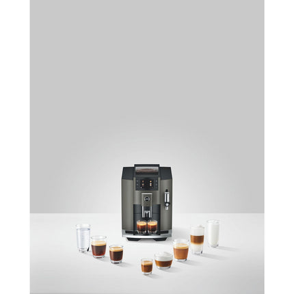 Expresso Broyeur JURA E8 Dark Inox (EC)