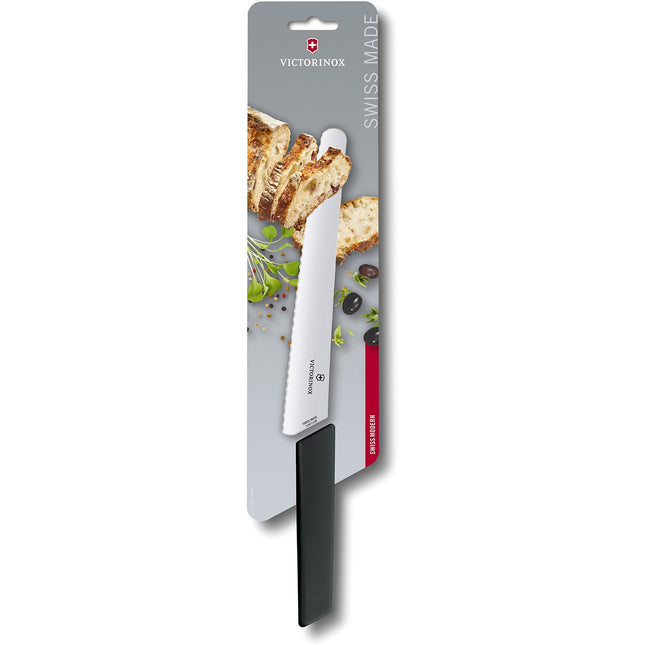 Couteau à pain VICTORINOX Swiss Modern 22cm noir