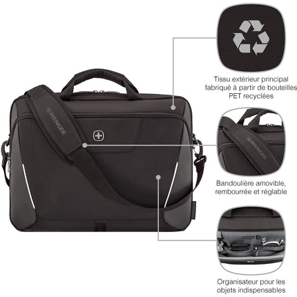 Sacoche WENGER 17'' XE Brief Noire