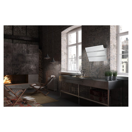 Hotte décorative murale inclinée FABER STEELMAX 800 /INOX