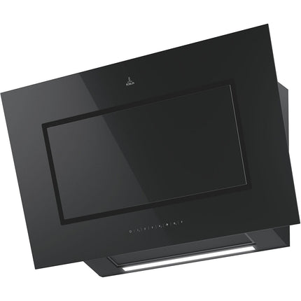 Hotte décorative murale inclinée ROBLIN CAPSULE 900 VERRE NOIR SANS MOTEUR