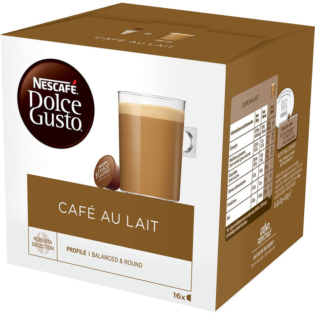Capsules NESTLE Nescafé Café au lait Dolce Gusto
