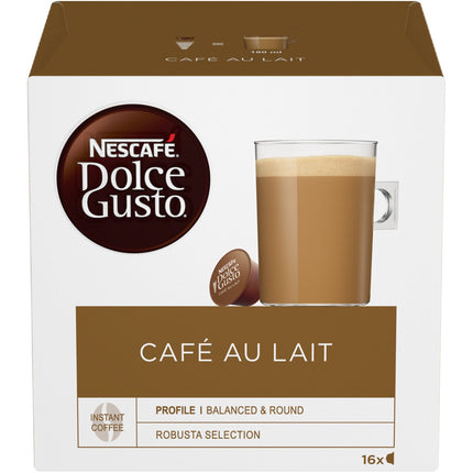 Capsules NESTLE Nescafé Café au lait Dolce Gusto