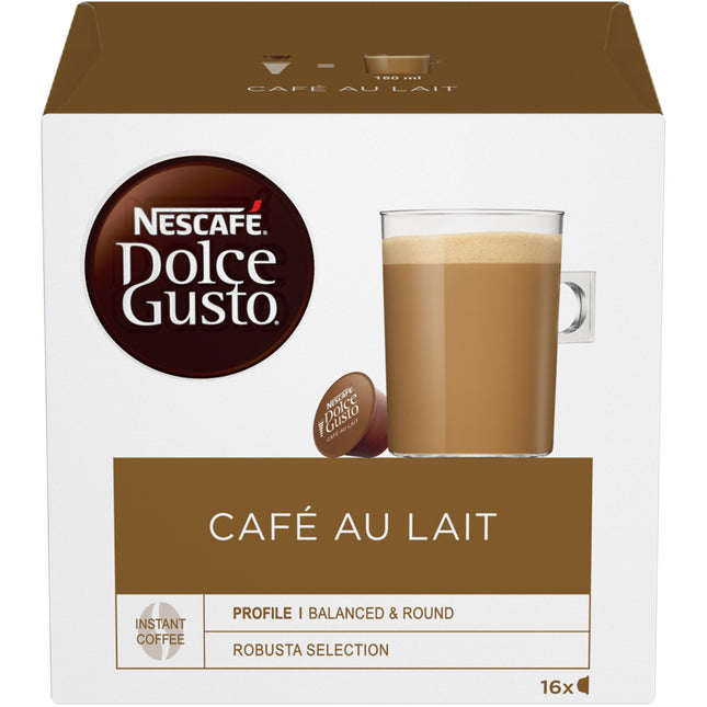Capsules NESTLE Nescafé Café au lait Dolce Gusto