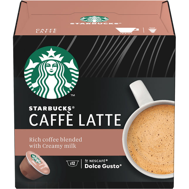 Capsules NESTLE STARBUCKS DOLCE GUSTO caffe latte