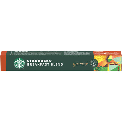 Capsules NESTLE STARBUCKS by NESPRESSO Breakfast x10