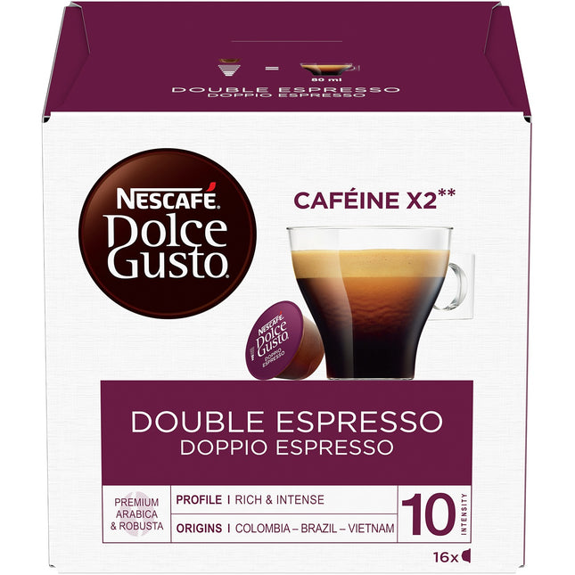 Capsules NESTLE NESCAFE DOLCE GUSTO double expresso