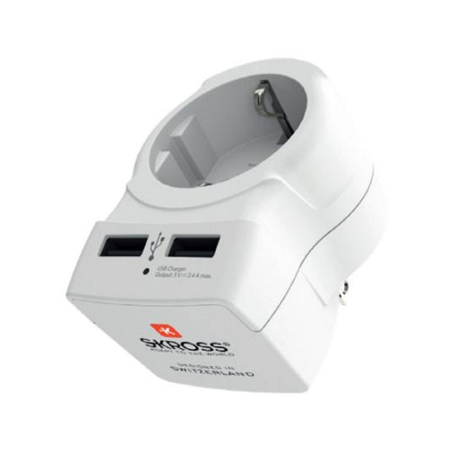 Adaptateur de voyage SKROSS Europe vers USA + USB