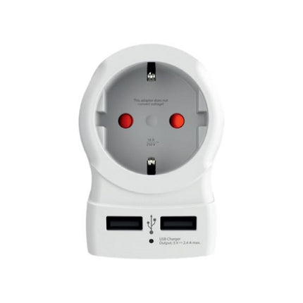 Adaptateur de voyage SKROSS Europe vers USA + USB