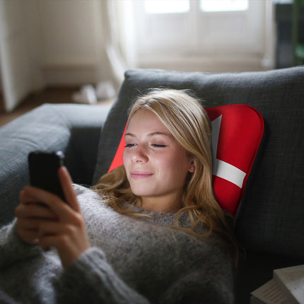 Coussin ergonomique SKROSS de voyage ROUGE