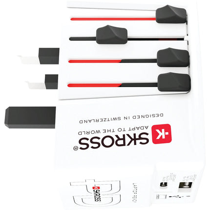 Adaptateur de voyage SKROSS 65W + Chargeur rapide + cable