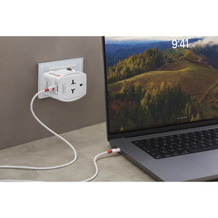 Adaptateur de voyage SKROSS 65W + Chargeur rapide + cable