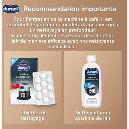 Détartrant DURGOL Swiss espresso 2x125ml