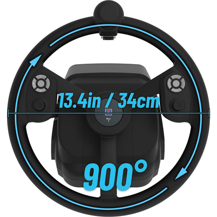 Volant + Levier de vitesses + Pédalier HORI Farming Vehicle Control System