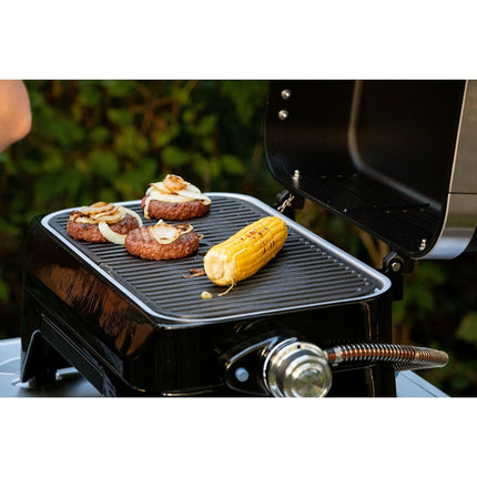 Barbecue gaz CAMPINGAZ ATTITUDE 2GO inox à poser, 48x26 cm