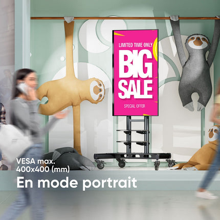 Pied TV ONKRON Mobile 50"–86", 90 kg, TS1881-B Noir