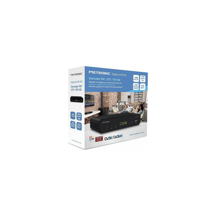 Décodeur TNT METRONIC Décodeur TNT Zapbox HD-A2 avec afficheur
