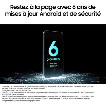 Smartphone SAMSUNG Galaxy A17 128Go 4G