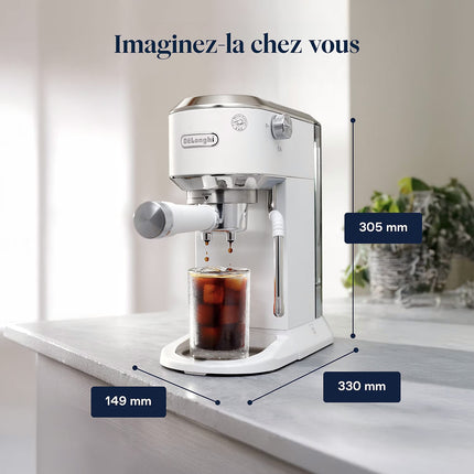 Machine à expresso DELONGHI EC890.M Dedica Duo Métal