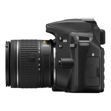 Appareil photo Reflex NIKON D3400 + 18-55mm VR + Sac + 8Go Reconditionné
