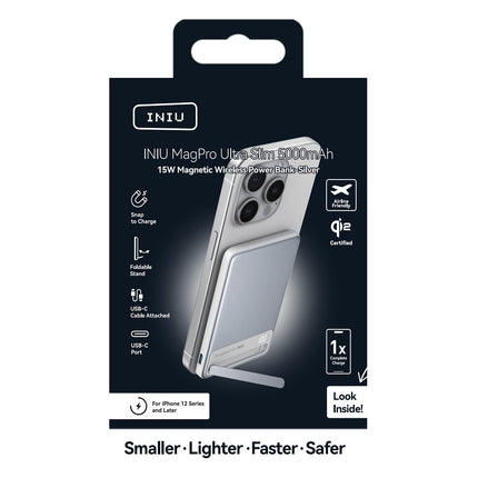 Batterie externe INIU 5000 mAh MagPro slim