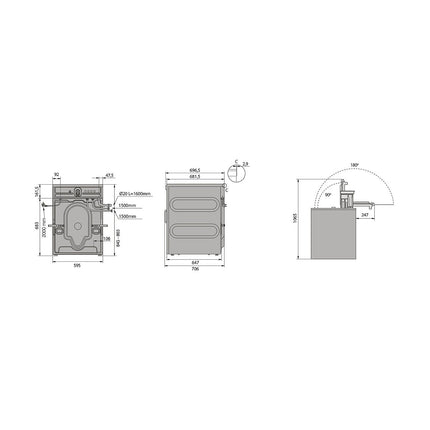 Lave linge professionnel ASKO WMC8943PC.S PRO