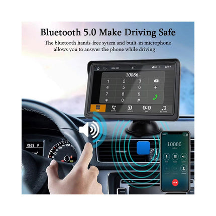 GPS AVIZAR Carplay 7" avec caméra de recul