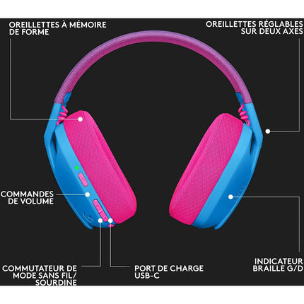 Casque gamer LOGITECH G435 Lightspeed Bluetooth