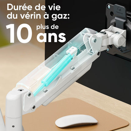 Support écran PC ONKRON Double Écran 13"–32", 10 kg max, G160-BW