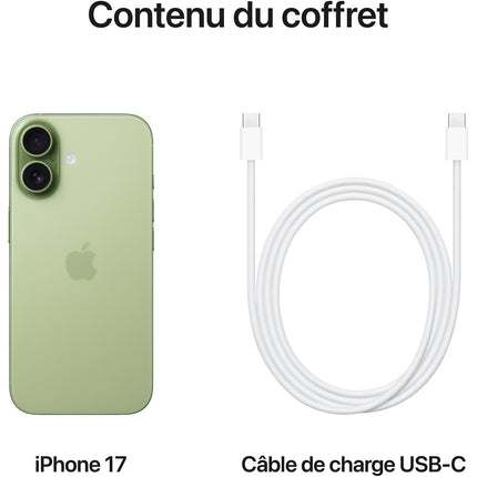 Smartphone APPLE iPhone 17 Sauge 512Go Reconditionné