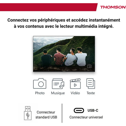 Passerelle multimédia THOMSON 245 Box 4K avec Google TV