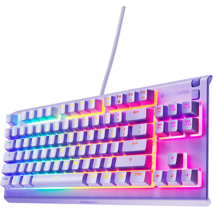 Clavier gamer STEELSERIES Apex 3 TKL Lavande