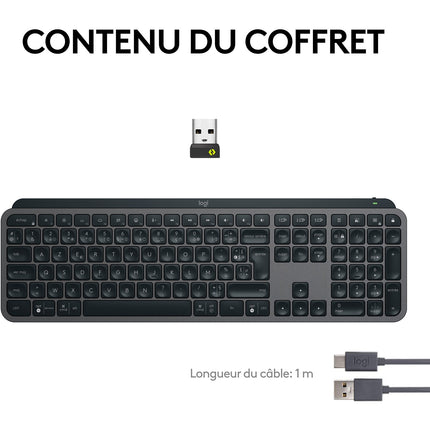Clavier sans fil LOGITECH MX Keys S Silencieux
