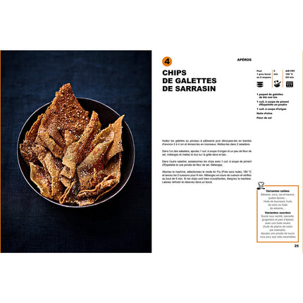Livre de cuisine HACHETTE Ninja - Airfryer + de 150 recettes
