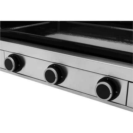 Plancha gaz FORGE ADOUR Modern 75 Inox 3 brûleurs à poser, 74.4x40.2 cm