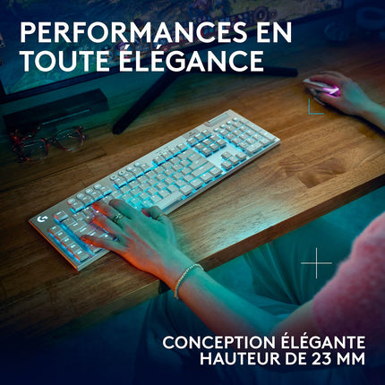 Clavier gamer sans fil LOGITECH G915 X Lightspeed Tactile